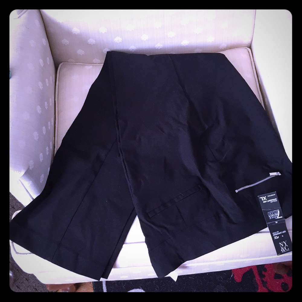 NWT New York & Co Black Pants Sz XL